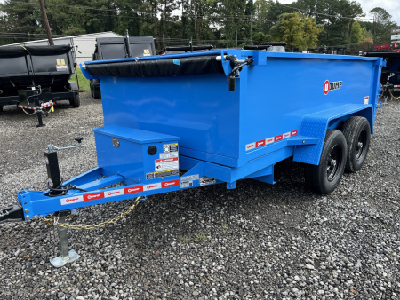 New 2026 U-Dump 6X12 With 31" Sides, Pro-Lite Low-Profile Dump Trailer, 10K GVWR, Tarp & Roller, Slide-Out Ramps