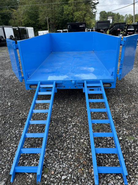 New 2026 U-Dump 6X12 With 31" Sides, Pro-Lite Low-Profile Dump Trailer, 10K GVWR, Tarp & Roller, Slide-Out Ramps