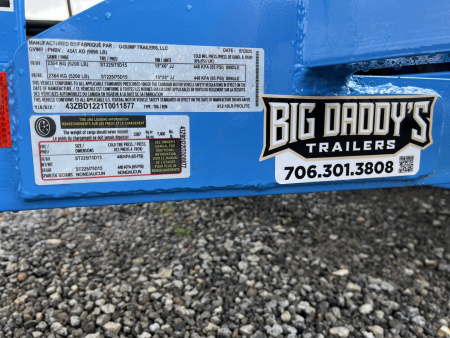 New 2026 U-Dump 6X12 With 31" Sides, Pro-Lite Low-Profile Dump Trailer, 10K GVWR, Tarp & Roller, Slide-Out Ramps