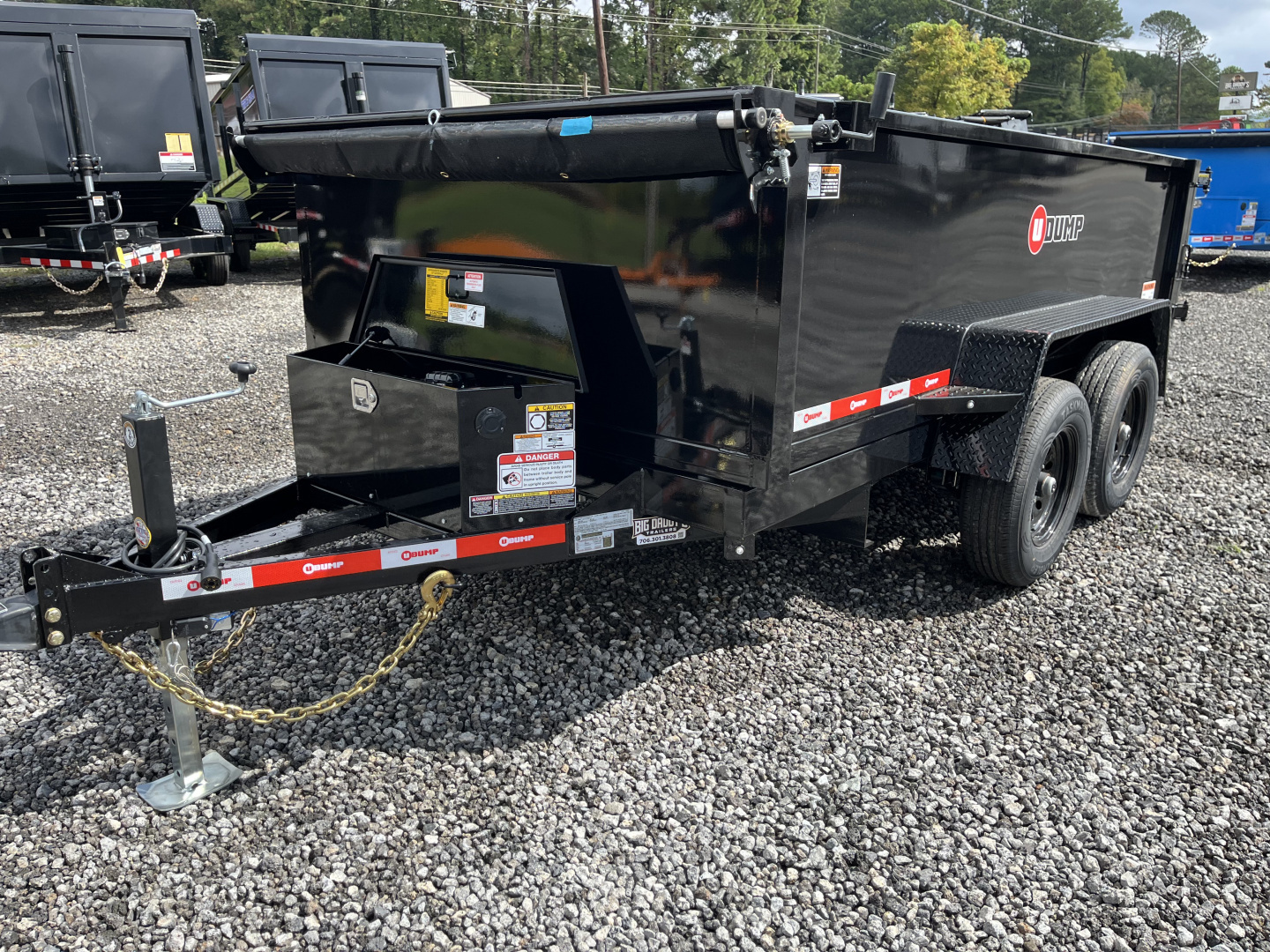 New 2026 U-Dump 6X12 With 31" Sodes, Pro-Lite Low-Profile Dump Trailer, 10K GVWR, Tarp & Roller, Slide-Out Ramps