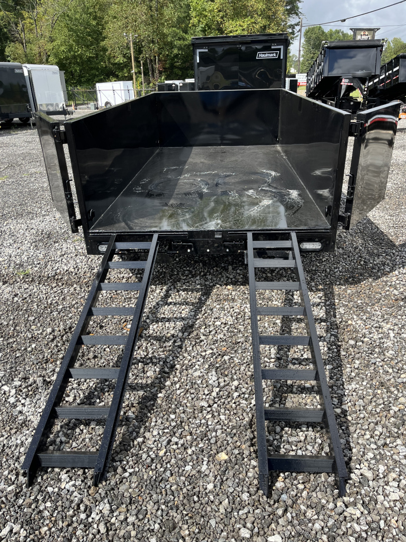 New 2026 U-Dump 6X12 With 31" Sodes, Pro-Lite Low-Profile Dump Trailer, 10K GVWR, Tarp & Roller, Slide-Out Ramps