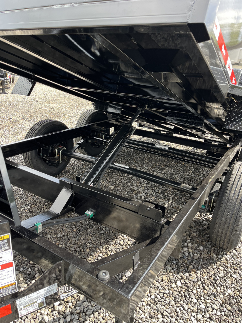 New 2026 U-Dump 6X12 With 31" Sodes, Pro-Lite Low-Profile Dump Trailer, 10K GVWR, Tarp & Roller, Slide-Out Ramps