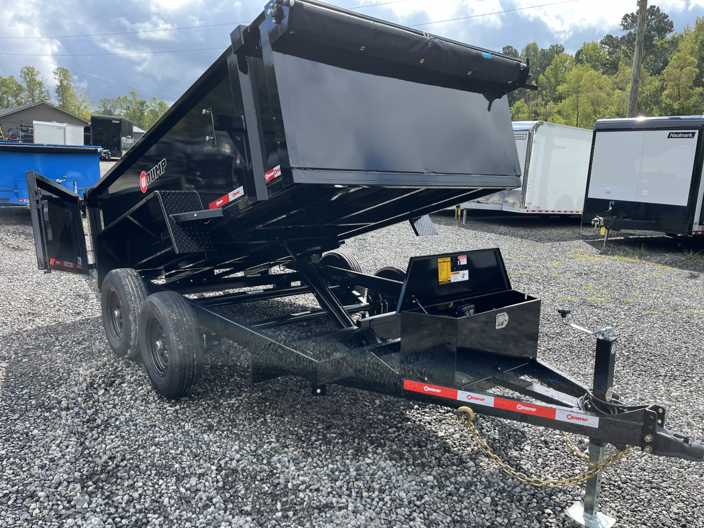 New 2026 U-Dump 6X12 With 31" Sodes, Pro-Lite Low-Profile Dump Trailer, 10K GVWR, Tarp & Roller, Slide-Out Ramps