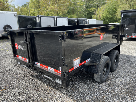 New 2026 U-Dump 6X12 With 31" Sodes, Pro-Lite Low-Profile Dump Trailer, 10K GVWR, Tarp & Roller, Slide-Out Ramps