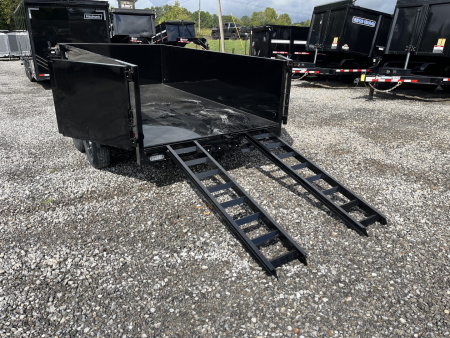 New 2026 U-Dump 6X12 With 31" Sodes, Pro-Lite Low-Profile Dump Trailer, 10K GVWR, Tarp & Roller, Slide-Out Ramps