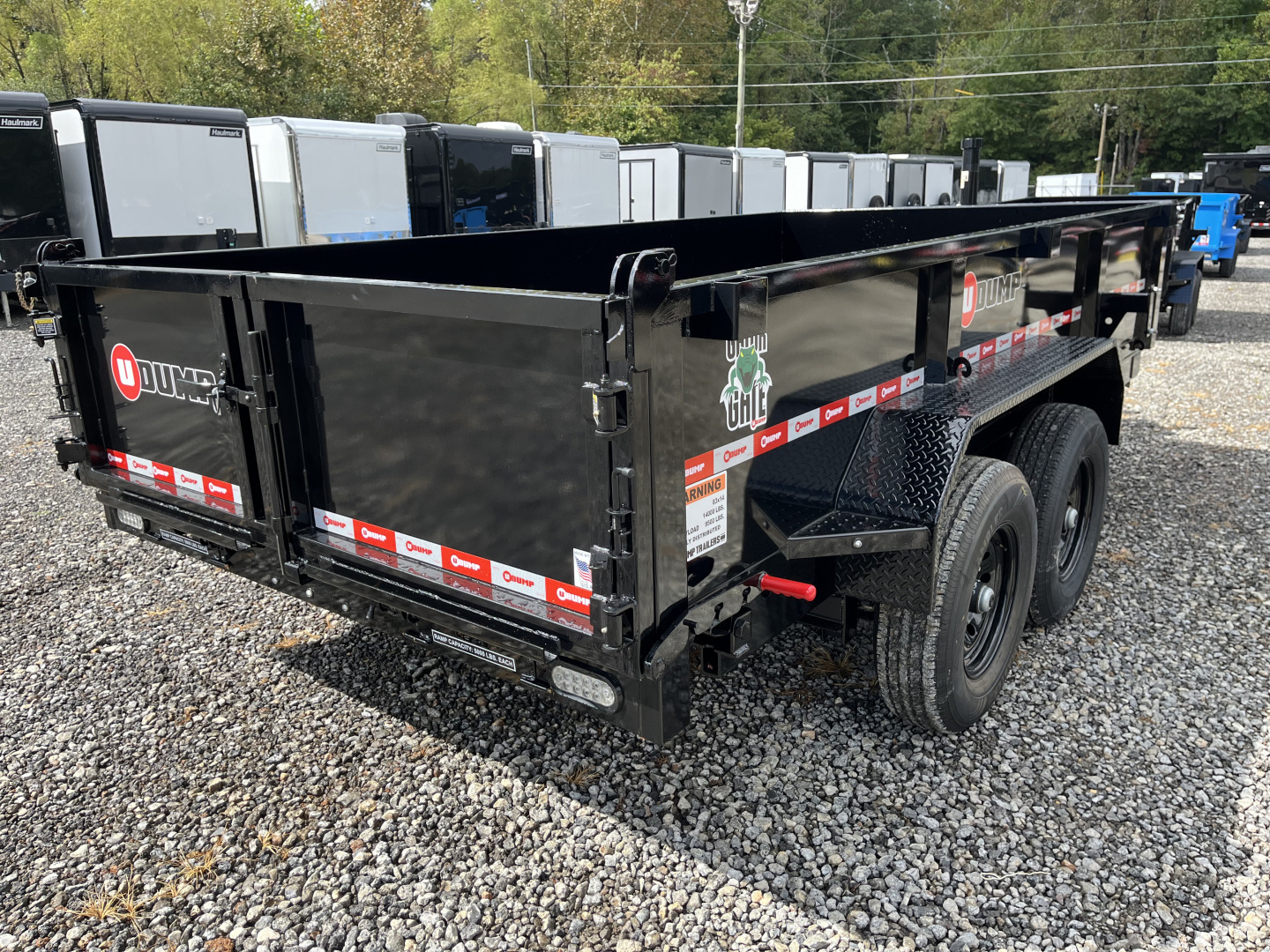 New 2026 U-Dump Pro-Heavy Series 7x14 Dump Trailer With 25" Sides, Telescopic Ram, 14K GVWR