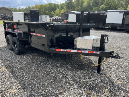 New 2026 U-Dump Pro-Heavy Series 7x14 Dump Trailer With 25" Sides, Telescopic Ram, 14K GVWR
