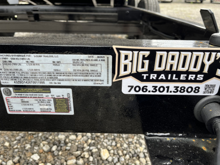 New 2026 U-Dump Pro-Heavy Series 7x14 Dump Trailer With 25" Sides, Telescopic Ram, 14K GVWR