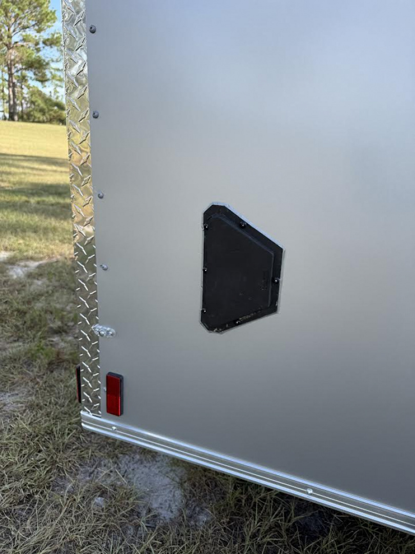 New 6x12 Single Axle Silver Enclosed Cargo Trailer | Titanium Cargo