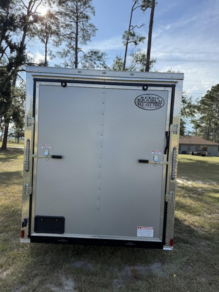 New 6x12 Single Axle Silver Enclosed Cargo Trailer | Titanium Cargo