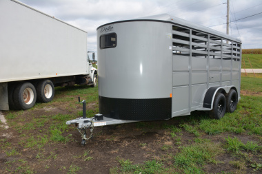 New 2024 Delta Mfg 16' LENGTH Stock / Stock Combo Trailer
