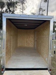 New 6x12 Tandem Axle White Enclosed Trailer | Titanium Cargo Trailer
