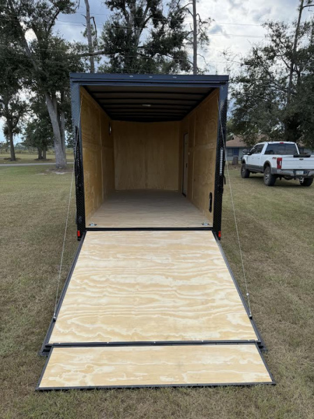 New Titanium Cargo 7x16 Tandem Axle Blackout Enclosed Trailer