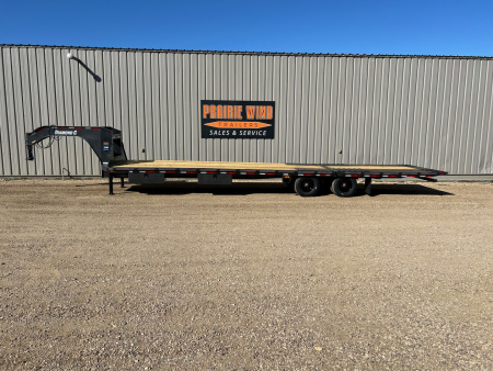 New 2026 Diamond C Trailers 35' FMAX212DT Gooseneck Hydraulic Tail Flatbed Trailer