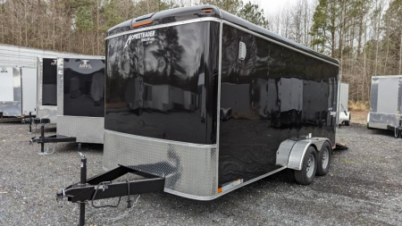 New 2024 Homesteader Trailers 7x16 blk Cargo / Enclosed Trailer
