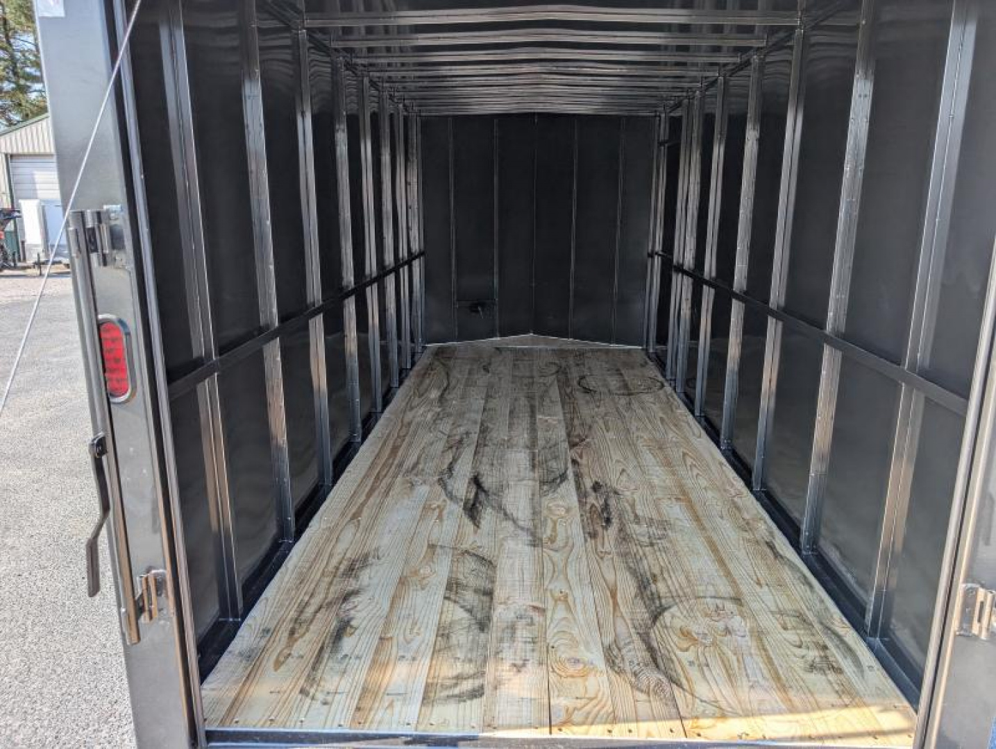 New 10995 2025 Delco Trailers 6'8"X16'TA STEEL Cargo / Enclosed Trailer