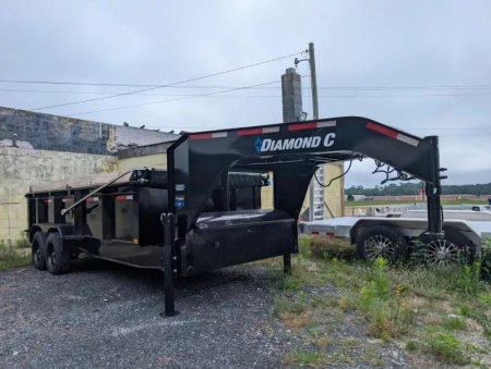 New $23,300.00 2025 Diamond C Trailers LPT-GN 16' TELE DUMP Dump Trailer