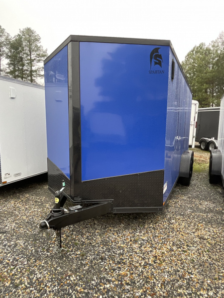 New 2024 Spartan Cargo 22550 BLUE 7X16 TA Cargo / Enclosed Trailer