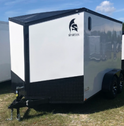 New 2025 Spartan 7X12 TA V NOSE RAMP 7K Cargo / Enclosed Trailer