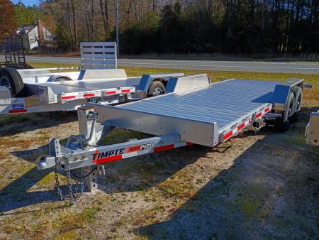 New 2024 Timpte 22599 20' 14K TILT FENDER CAR/EQUIPMENT GRAVITY 1420STTB Equipment Trailer