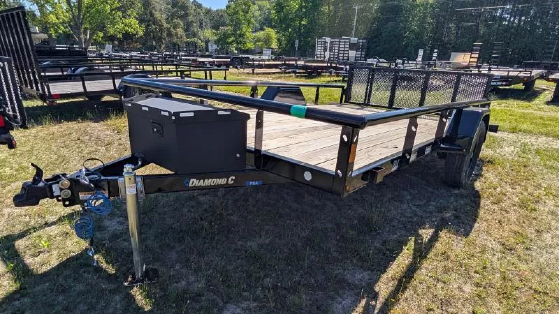 New 2025 Diamond C Trailers psa 83x12 blk Utility Trailer