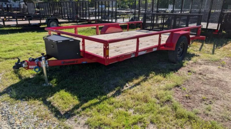 New 2025 Diamond C Trailers PSA 83X12 RED Utility Trailer