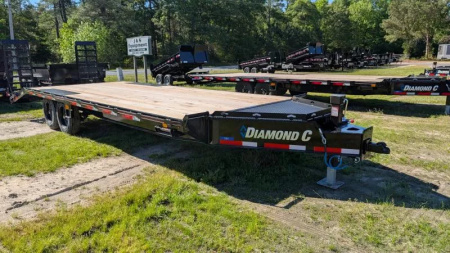 New 2025 Diamond C Trailers DEC 24' 24X60 RAMPS Equipment Trailer