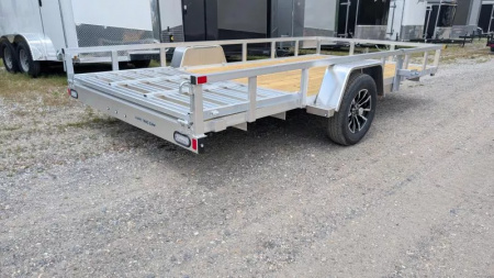 New 2025 Novae Corp 7x14 alum wood sa Utility Trailer