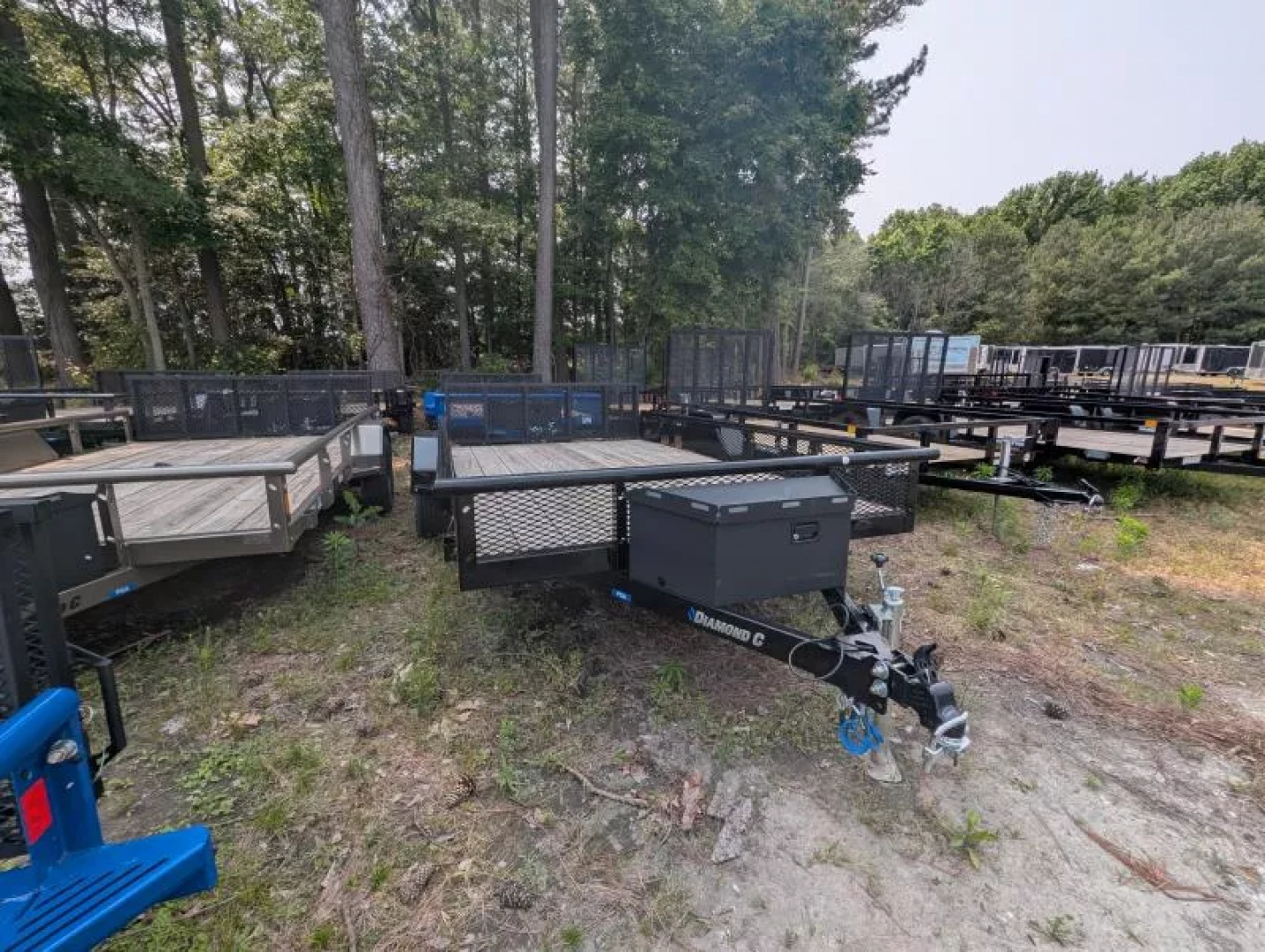 New 2025 Diamond C Trailers 23163 blk 83x12 Utility Trailer