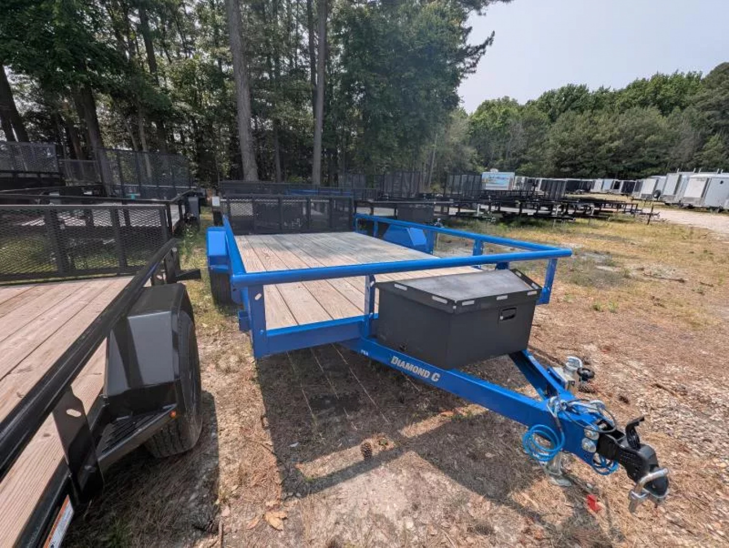 New 2025 Diamond C Trailers 23167 blue 83X12 Utility Trailer