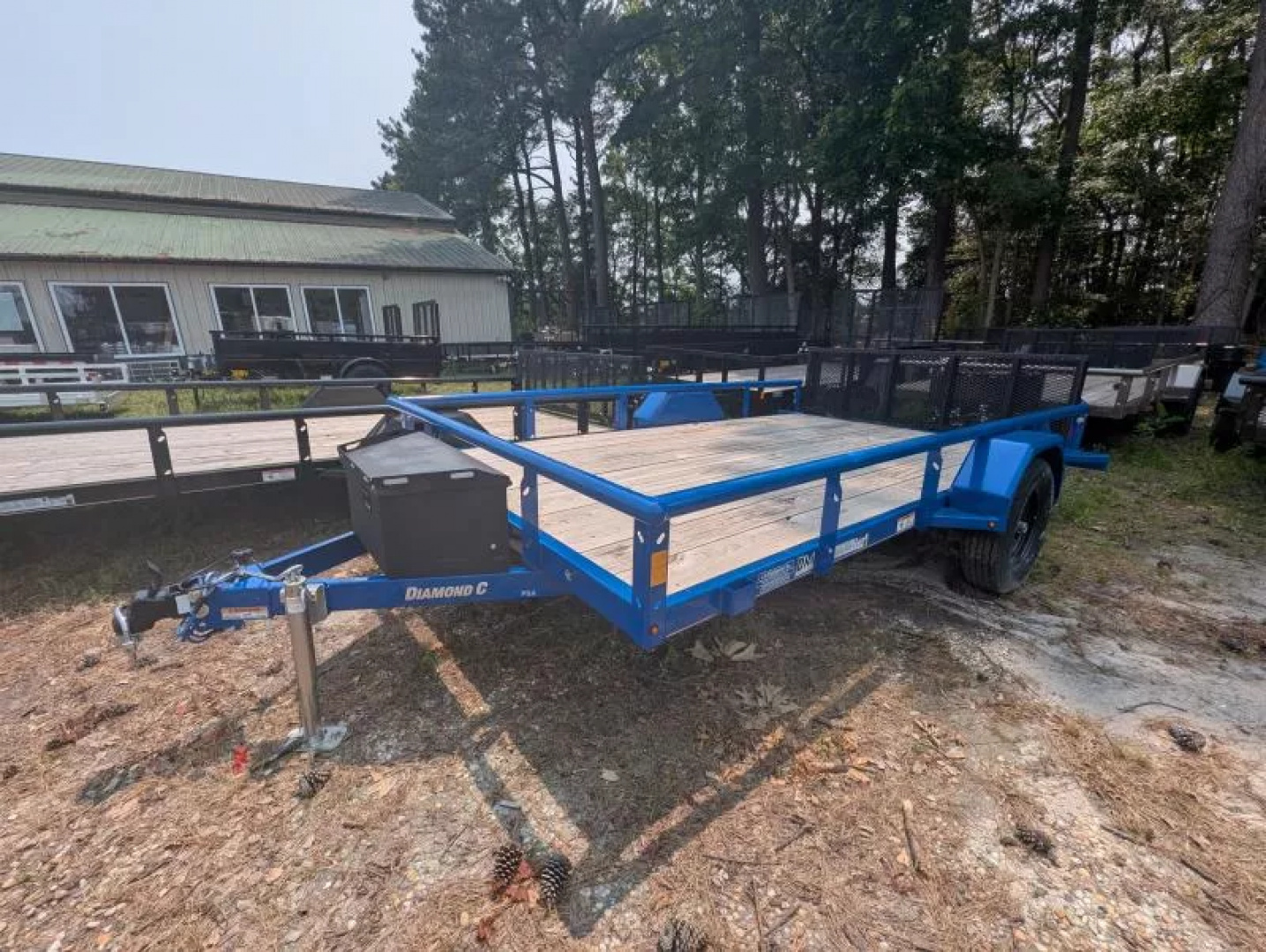 New 2025 Diamond C Trailers 23167 blue 83X12 Utility Trailer
