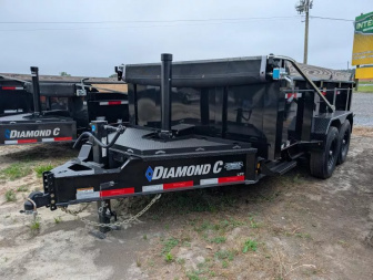 New 2025 Diamond C Trailers LPT 12' Dump Trailer