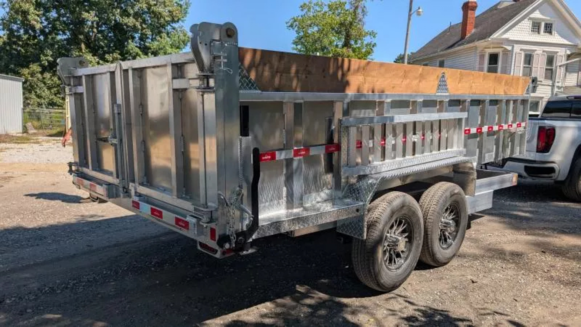 New 2026 Nordtek Trailers 82x16 Alum Dump 14k 3'sides  Dump Trailer