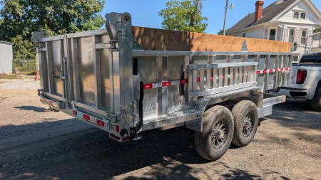 New 2026 Nordtek Trailers 82x16 Alum Dump 14k 3'sides  Dump Trailer