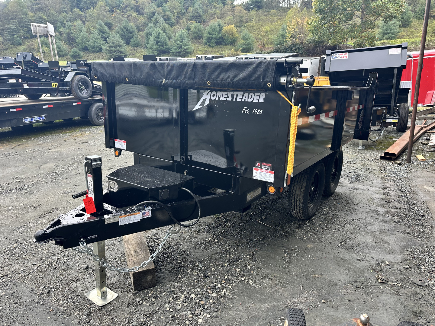 New 2026 Homesteader Trailer 610LB Dump Trailer