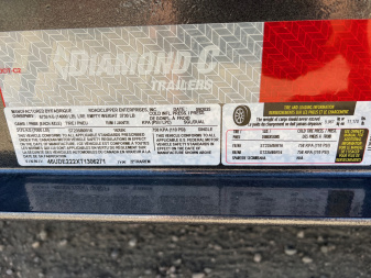 New 2026 Diamond C Trailers 22' LPX207 Equipment Trailer