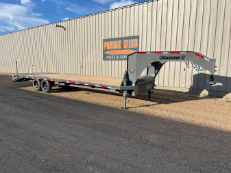 New 2026 Diamond C Trailers 28' FMAX207 Gooseneck Flatbed Trailer