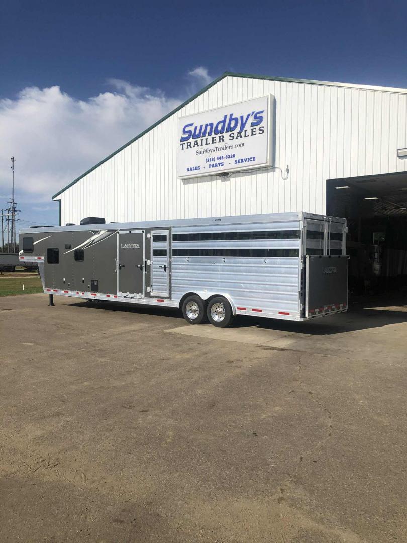 Used 2024 Lakota Charger Stock Combo Horse Trailer