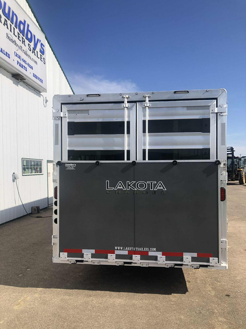 Used 2024 Lakota Charger Stock Combo Horse Trailer