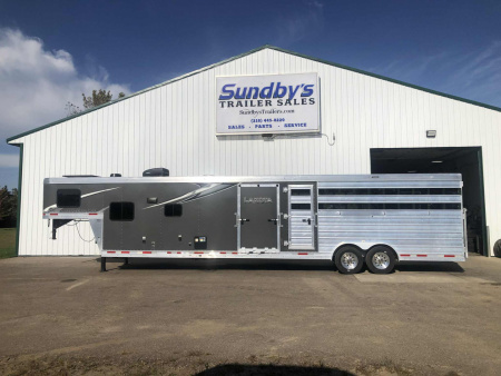 Used 2024 Lakota Charger Stock Combo Horse Trailer
