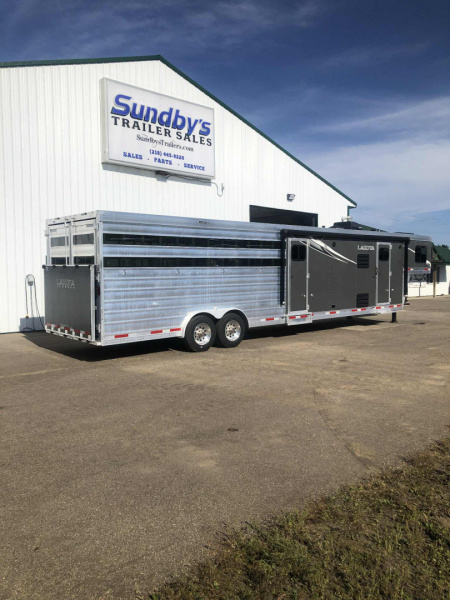 Used 2024 Lakota Charger Stock Combo Horse Trailer