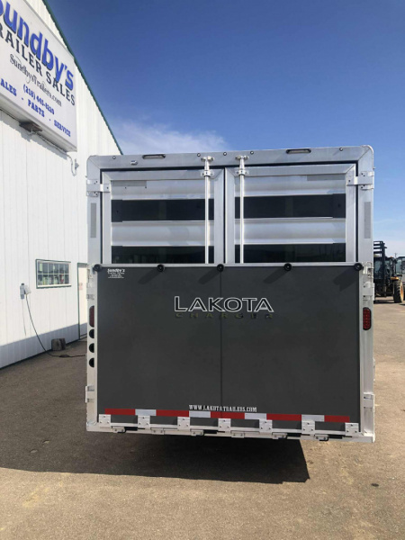Used 2024 Lakota Charger Stock Combo Horse Trailer