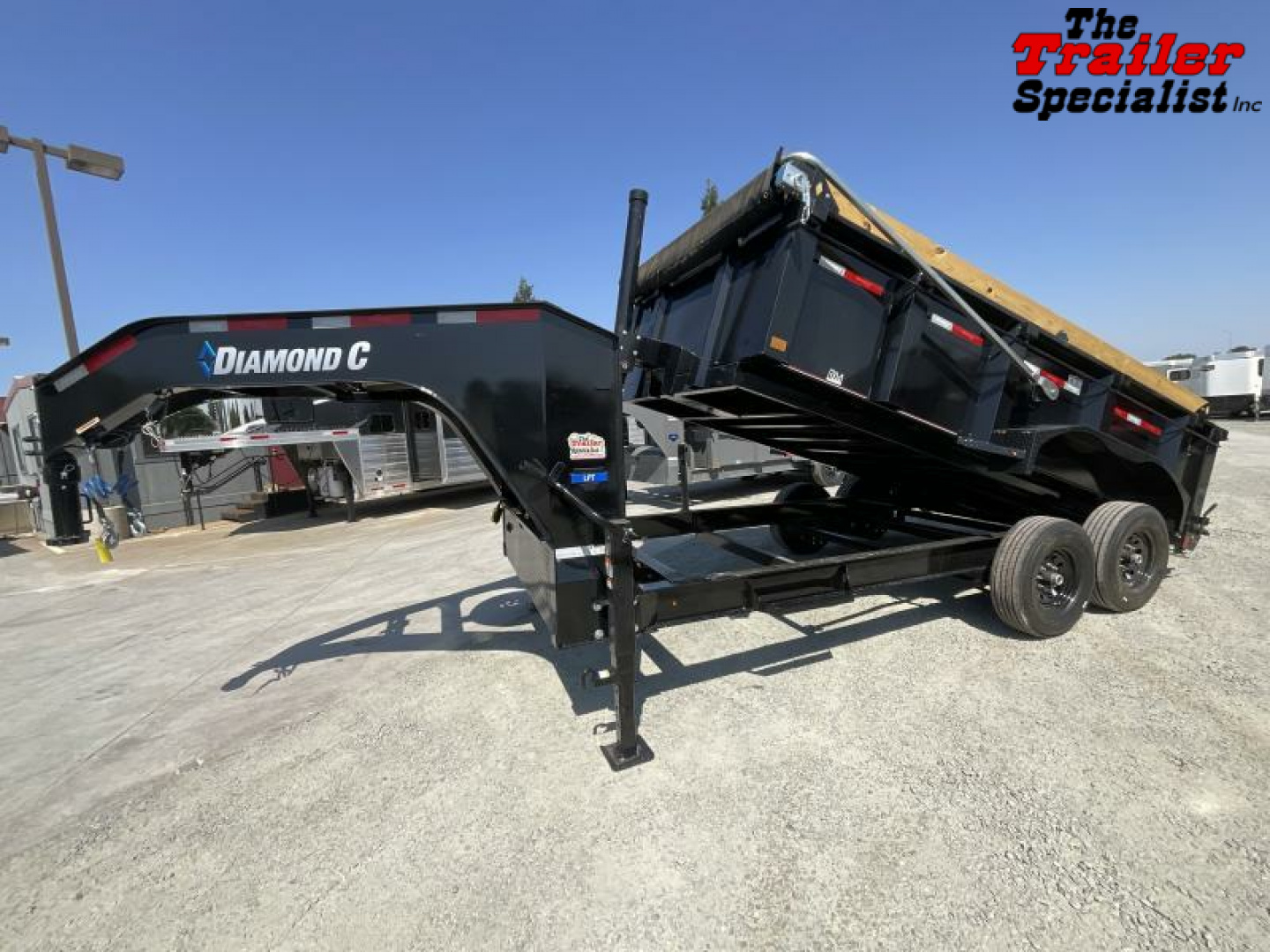 New 2025 Diamond C Trailers 7FT X 14FT 14.9K GVW Dump Trailer