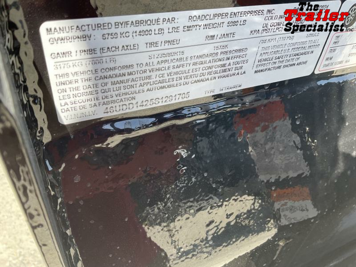 New 2025 Diamond C Trailers 7FT X 14FT 14.9K GVW Dump Trailer