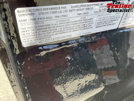 New 2025 Diamond C Trailers 7FT X 14FT 14.9K GVW Dump Trailer