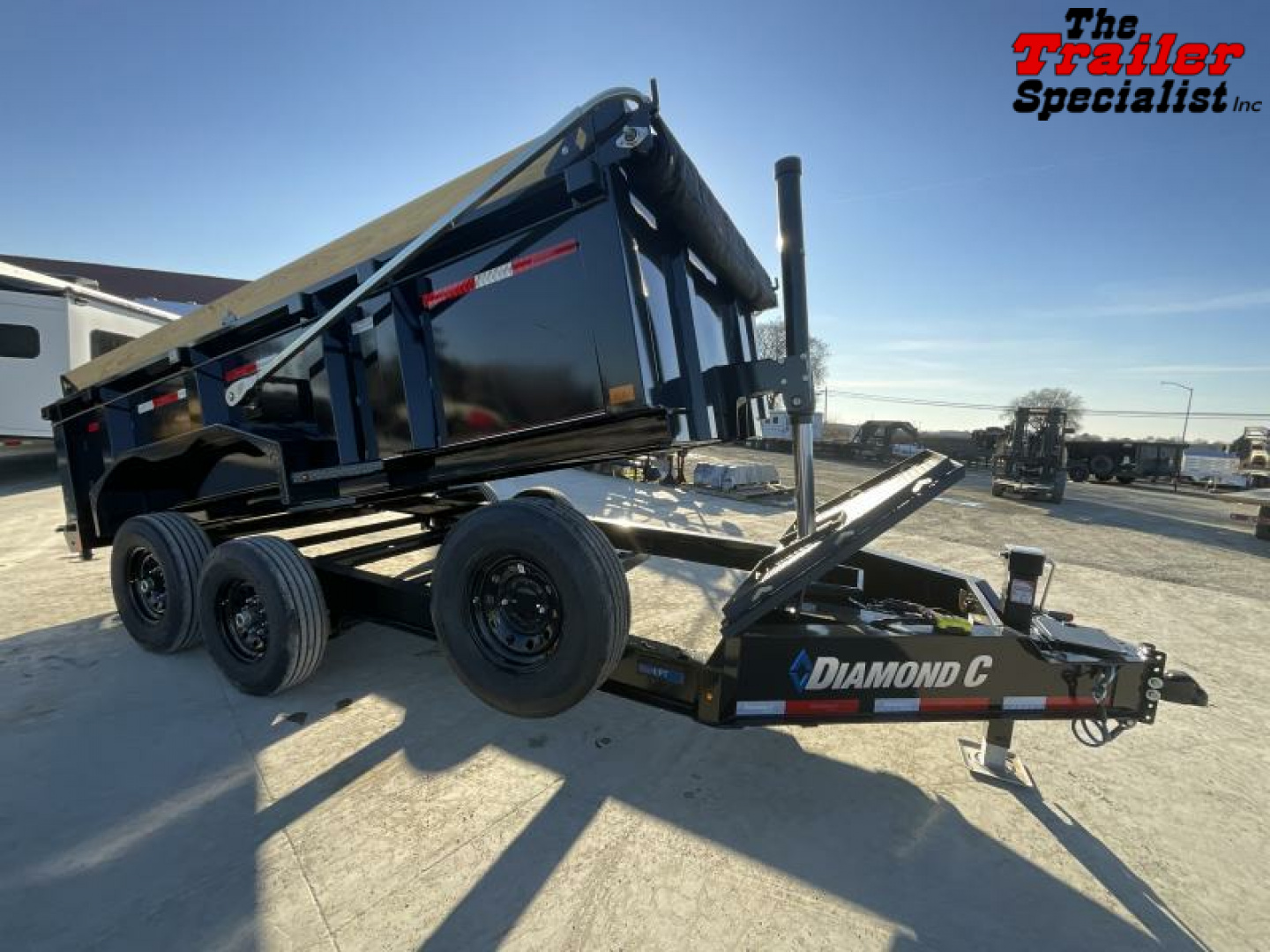 New 2025 Diamond C Trailers 7FT X 14FT 14.9K GVW Dump Trailer