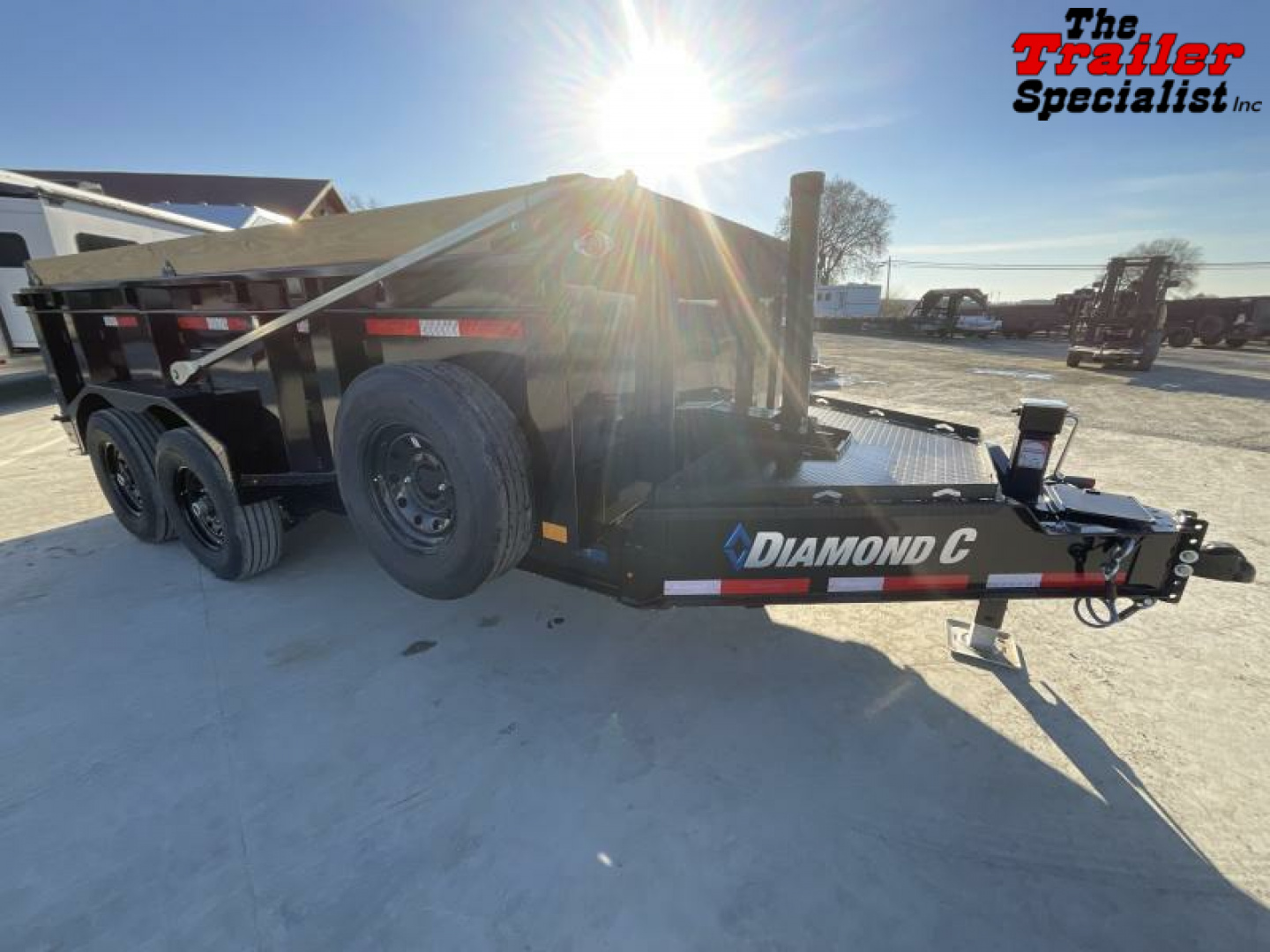 New 2025 Diamond C Trailers 7FT X 14FT 14.9K GVW Dump Trailer