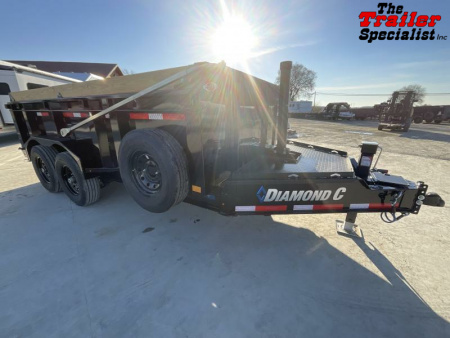 New 2025 Diamond C Trailers 7FT X 14FT 14.9K GVW Dump Trailer