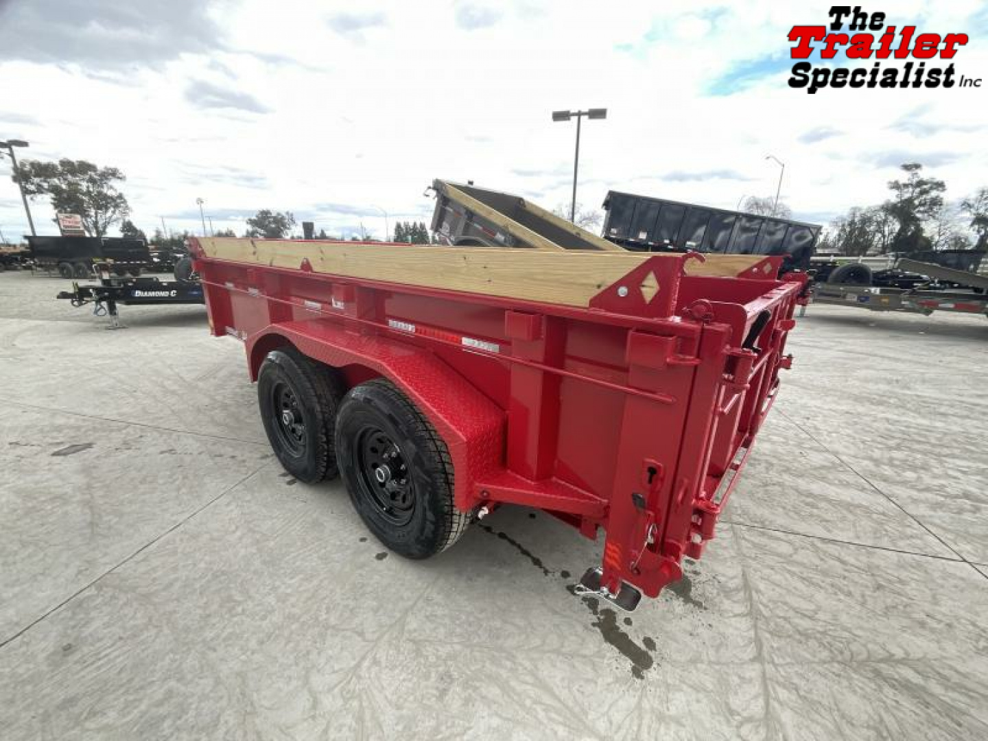 New 2025 Diamond C Trailers 6.5FT X 12FT 9890 GVW TA PACESETTER Dump Trailer