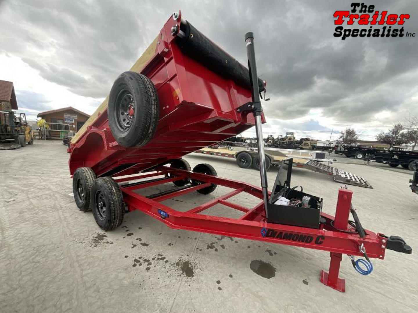 New 2025 Diamond C Trailers 6.5FT X 12FT 9890 GVW TA PACESETTER Dump Trailer